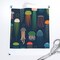Jellyfish Nautical Underwater Sea Life Ocean Animals Pink Red Blue Orange Custom Printed Fabric by Spoonflower Various Fabrics by the Yard or Fat Quarter